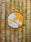 Aperol Spritz - Original 6x9 inch / 15.2x22.8 cm Watercolor Painting - Orange Artwork