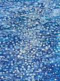 Light Meets Water - 9x6in Original Mixed Media Acrylic Painting on Premium Canvas Paper- Sparkling Water 3D Artwork