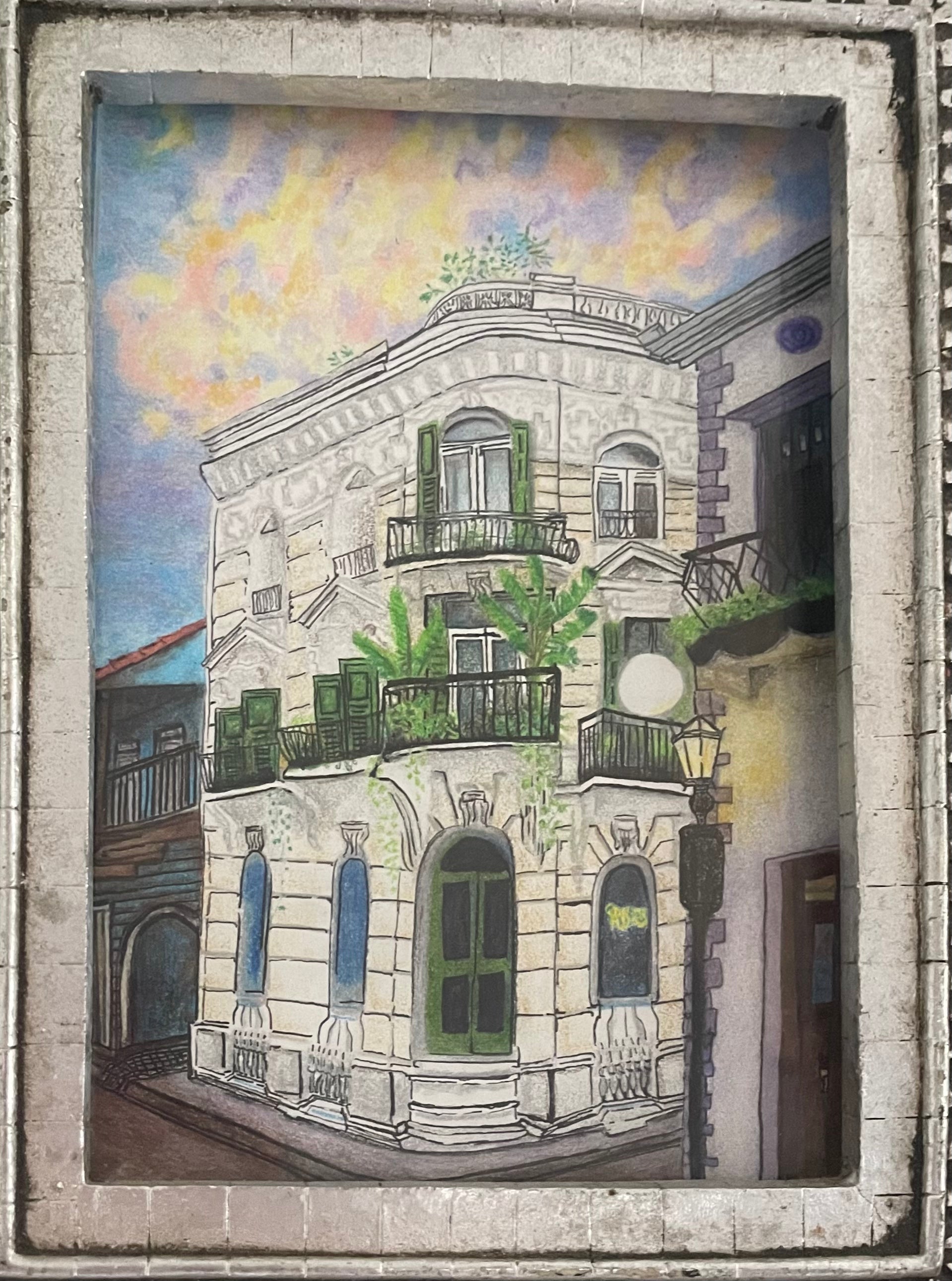 Personalized Building Illustration Original Fine Artwork