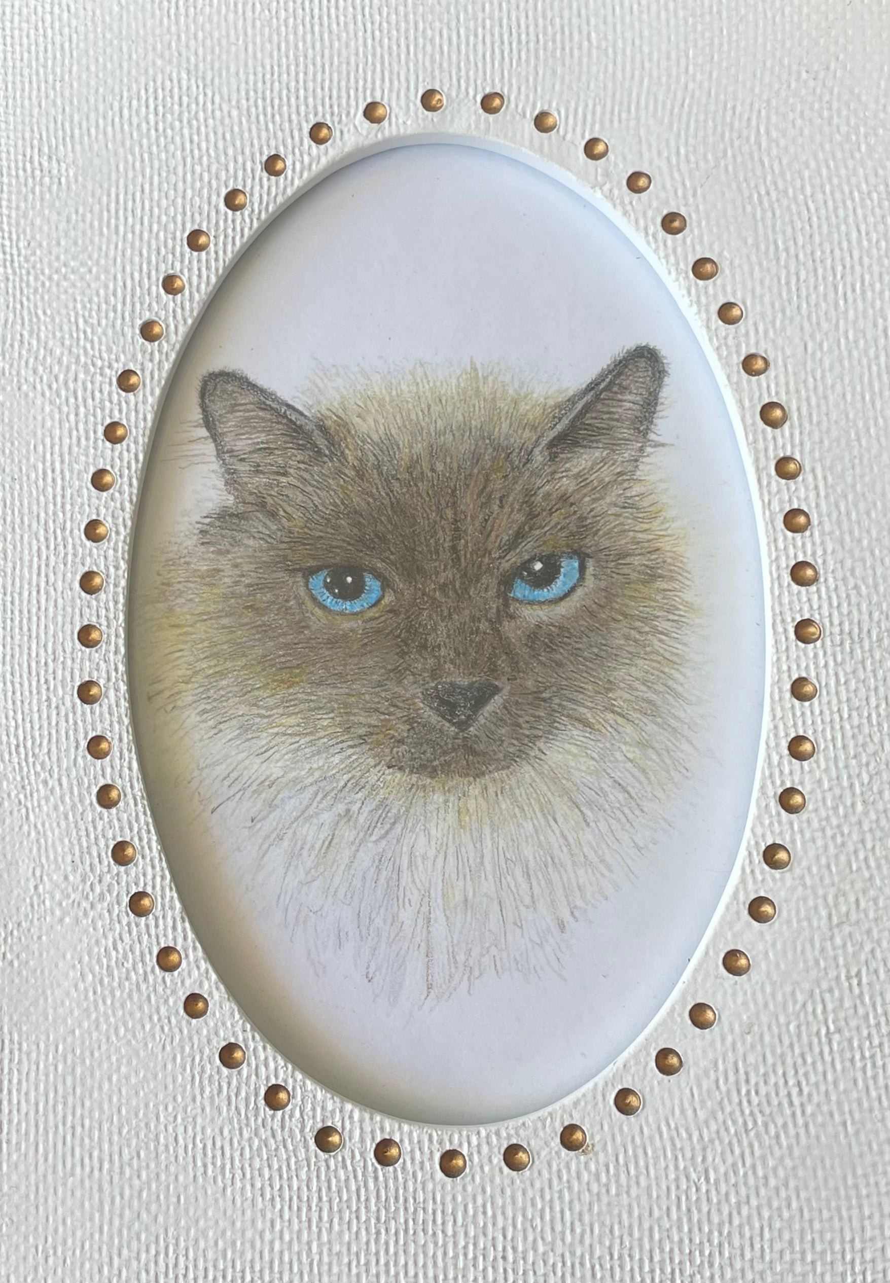 Colored Pencil Personalized Pet Portrait - Large Original Illustrated Artwork