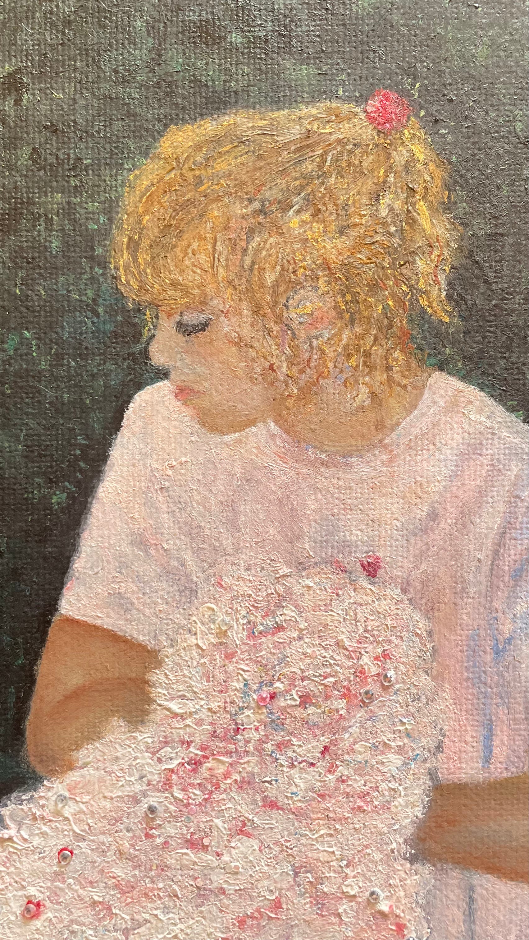 Fresh Cut Peonies - 9.5x11.75in Original Oil Painting on Gallery Wrapped Canvas - Floral Oil Painting