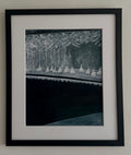 The Nutcracker from the Box Seats - 23.25x27.25in Original Acrylic Framed Ballerina Painting - Large Ballet Artwork